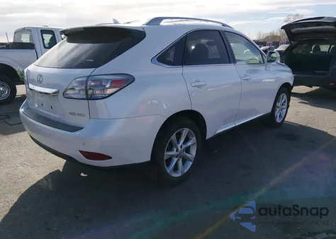 2011 Lexus Rx 350 from USA, damaged, VIN 2T2BK1BA8BC099881